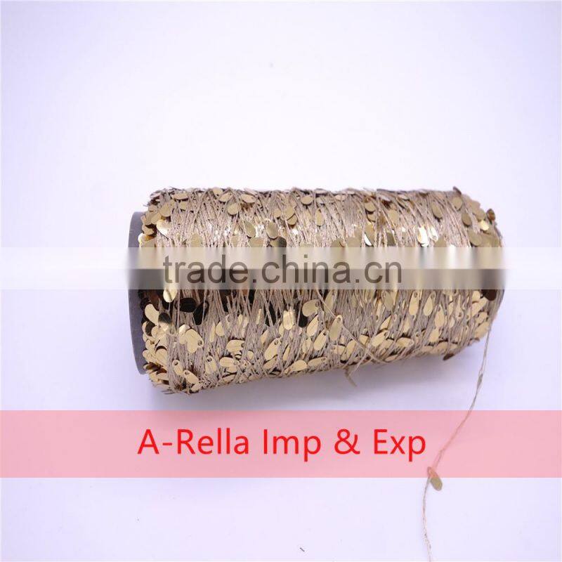 Fancy yarn in 100% polyester yarn