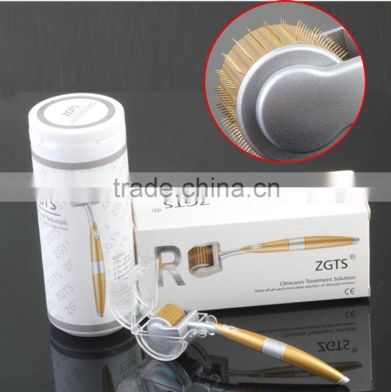 0.2-3.0mm titanium microneedle roller zgts derma roller for skin care