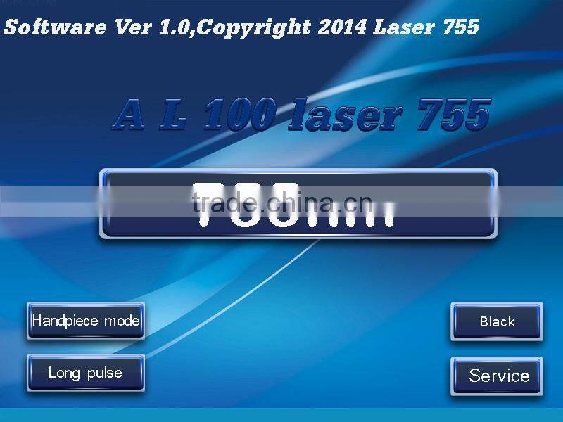 2015 QTS excellent 3766w permanent Hair removal, 755nm Alexanderite laser Beauty Salon equipments