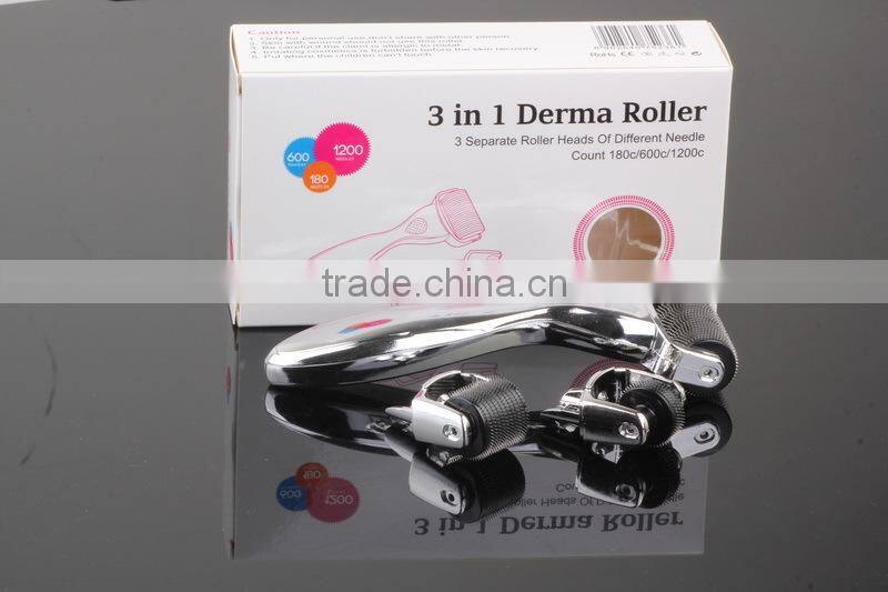 NL-DRS301S biogenesis dns derma roller 3 in 1 with 180/600/1200 pins (CE)