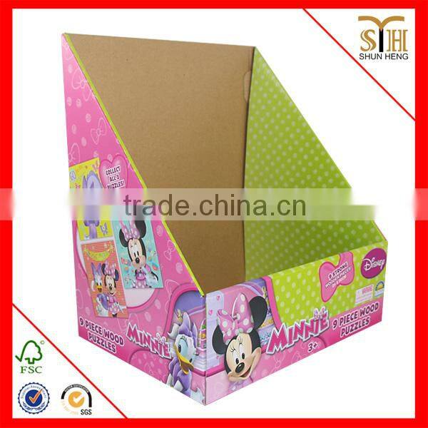 Factory fashion watches shadow box display paperboard display boxes