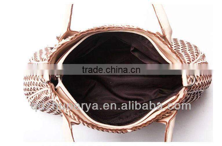 PU handmade tote bag for women in 2015