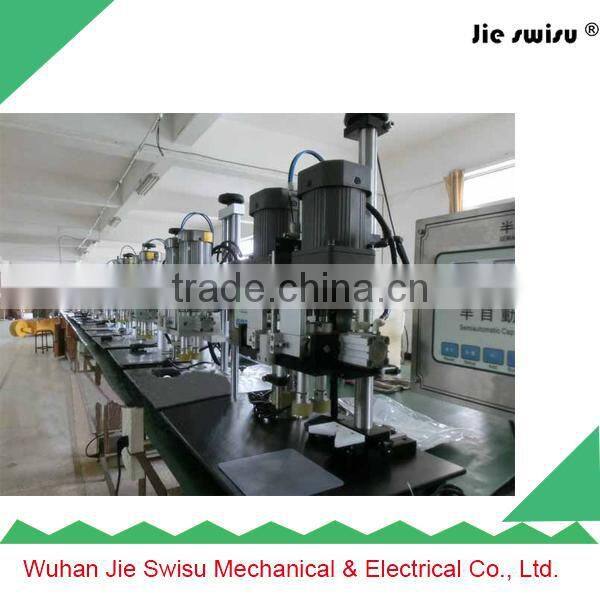 glass bottle capper machine for aluminum screw caps