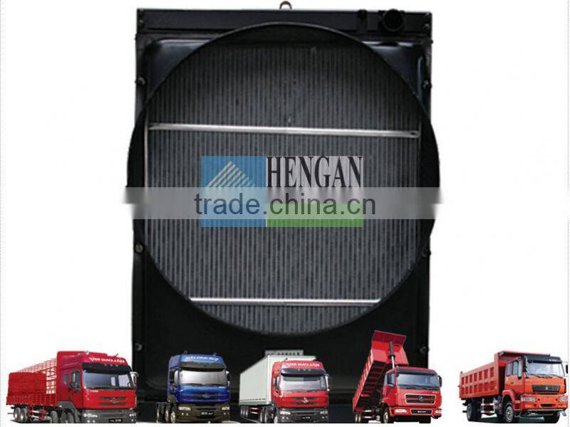 New design heavy duty truck radiator for volvo made in China