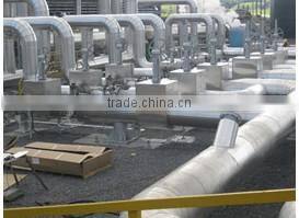 Pipe Section is S[lit in one Side Aluminum Glass Cloth Rock Wool Pipe for Industry