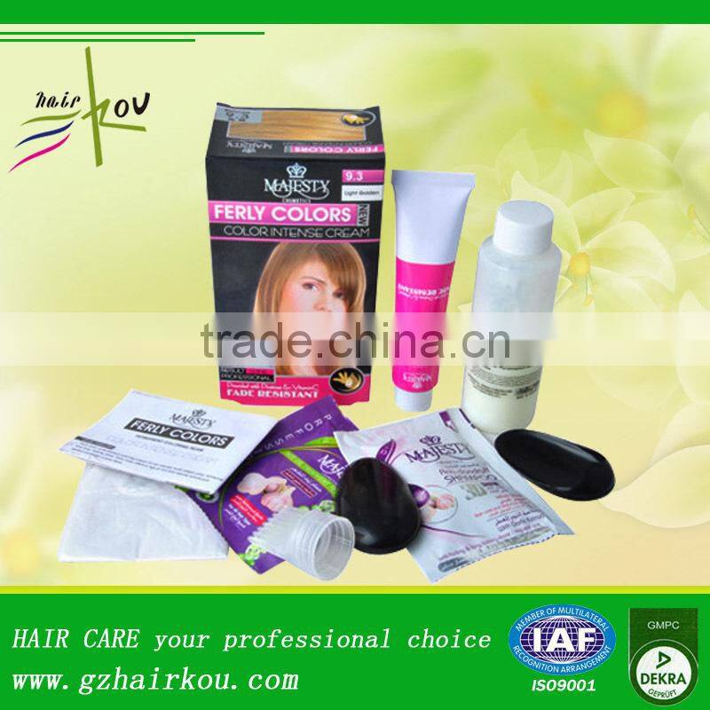 16 colors most popular fashion color hair dye