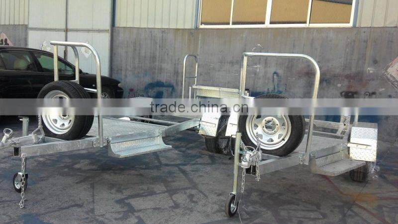 9'x5' Galvanized Tandem Tipper box trailers