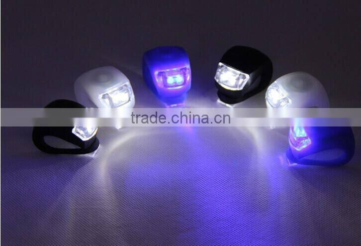 Hot sale bicycle warning silicone led bike light