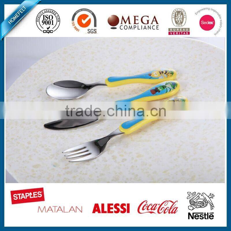 SGS certification children cutlery, Baby Feeding Dinner Set