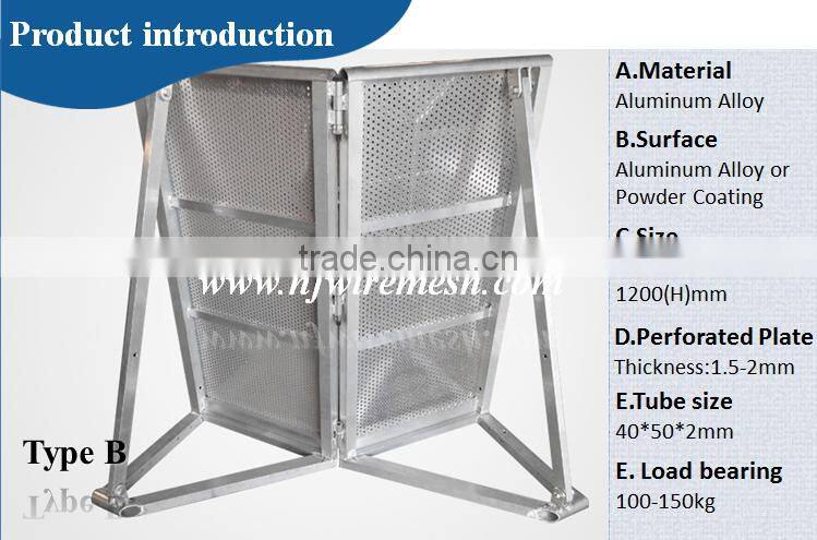 Guangzhou Aluminum Mojo Barrier for Concert/Crowd Control(Guangzhou Factory)