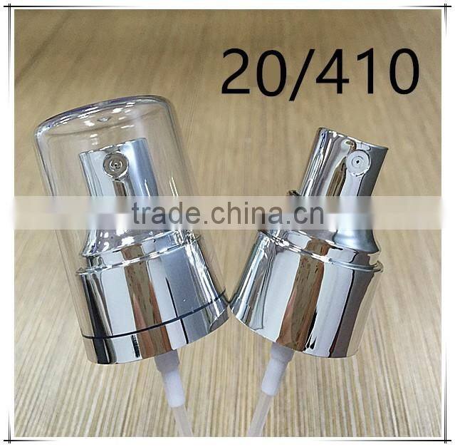 luxury 20/410 silver mist sprayer/perfume spray/screw bottle sprayer