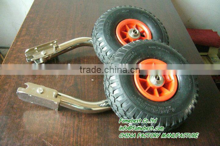 inflatable boat launching wheels