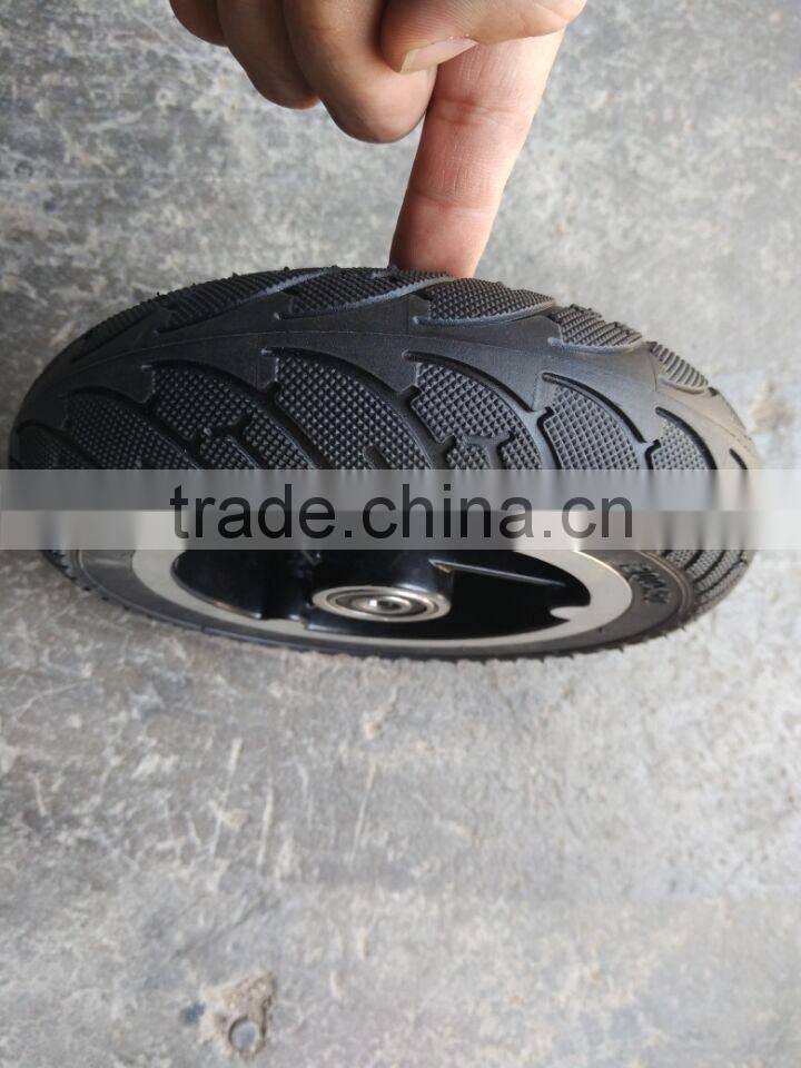 new style semi-pneumatic wheel with 200X50 tire/200mm scooter wheel for customer