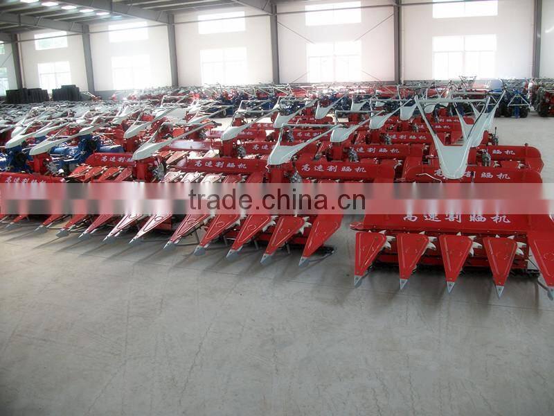 factory supply best selling mini rice reaper / rice harvester