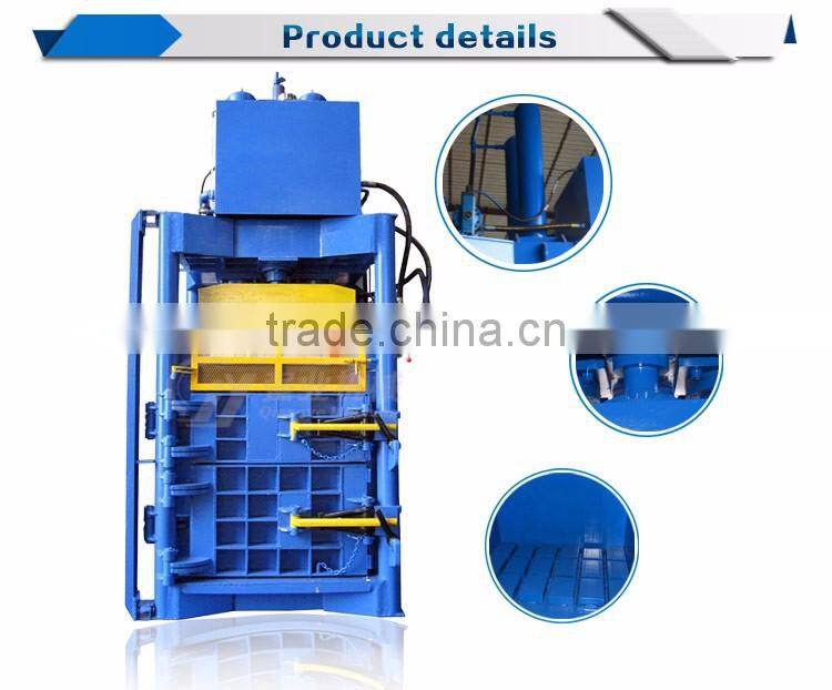 CE ISO Certification Hydraulic Waste Paper Baler Machine Vertical Baler