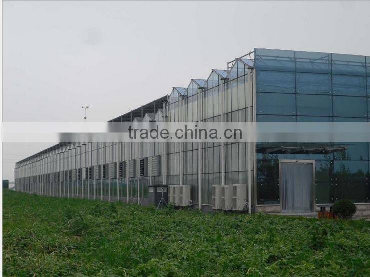 Heat resistant transparent clear greenhouse glass