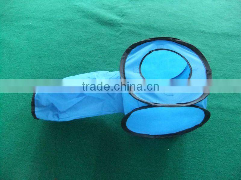 pop up cat play tent with tunnel