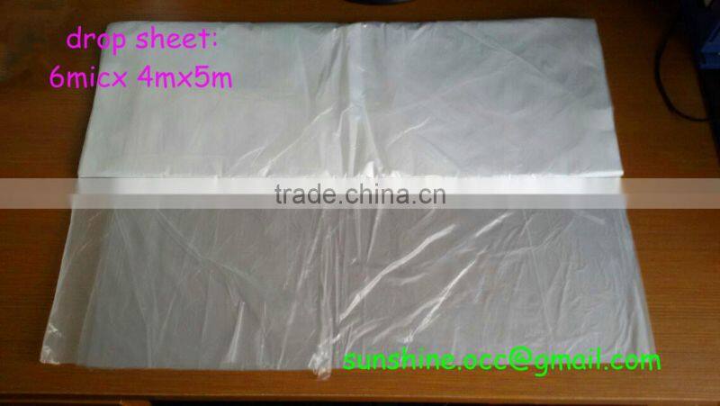 plastic drop cloth
