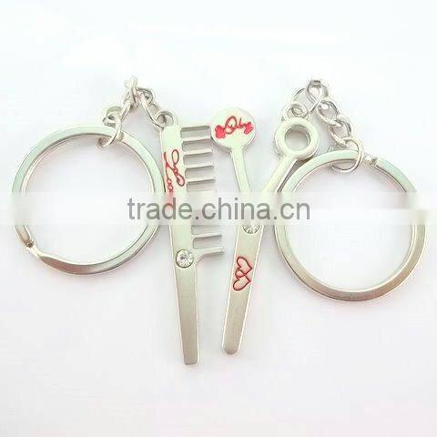 Love metal heart key ring for you