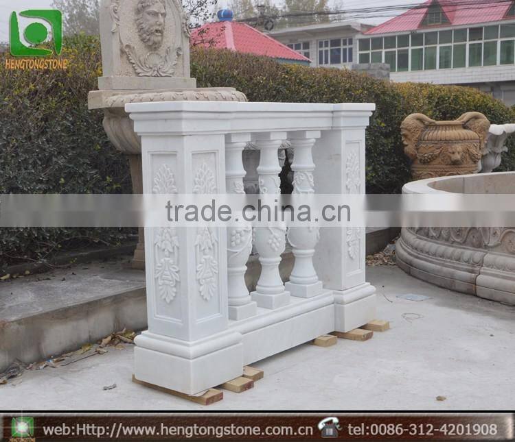 Natural Marble Balcony Column For Garden