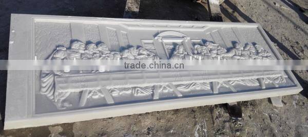 Famous White Marble Wall Relief Sculpture of The Last Supper