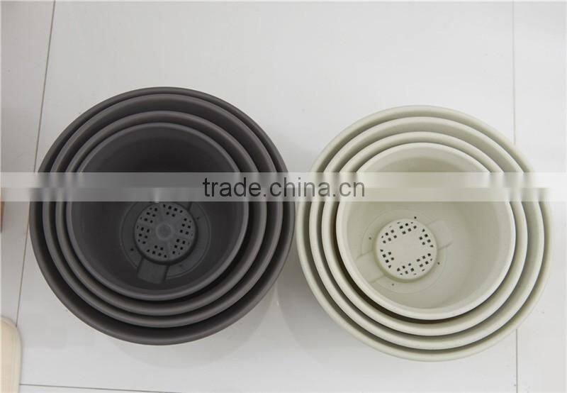 Plastic Round succulent Plant Pot/Cactus Plant Pot Flower Container