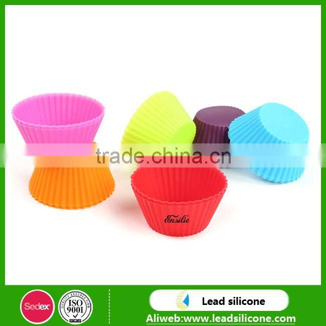 100% food grade funny silicone muffin cake molds for bake