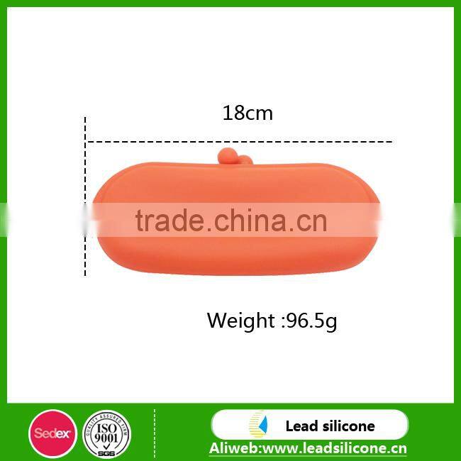 High quality rectangle shaped friendly silicone customized coin wallet