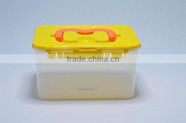plastic storage canister with handle