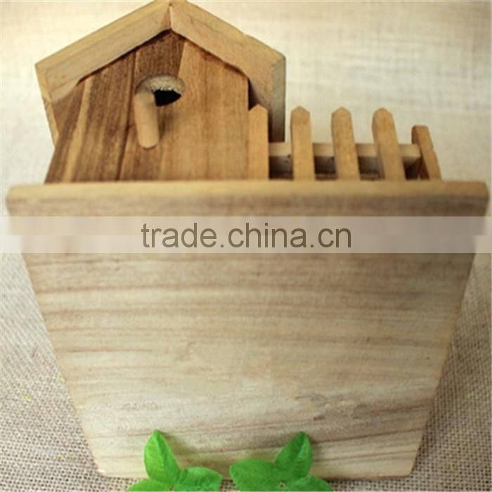 Wooden houses wood Villa model shape sorter toy crazy toys for kids