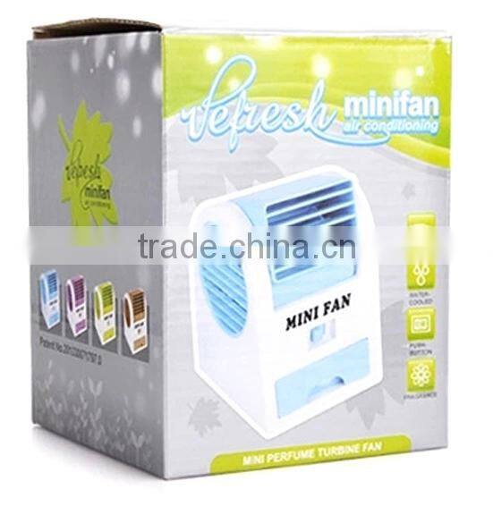water fan plastic mini fan for kids in summer