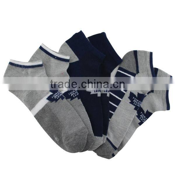 High quality plain short sports cotton men socks