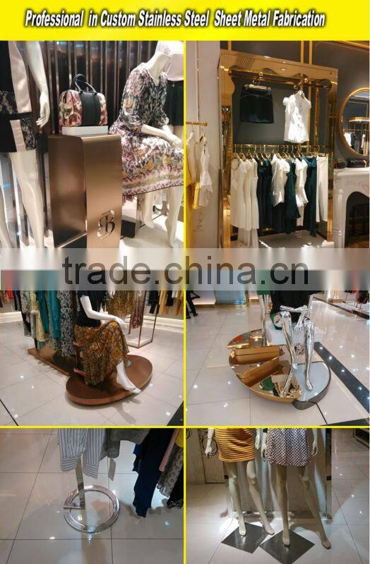 New Style Stainless Steel Watch Display Showcase with Glass