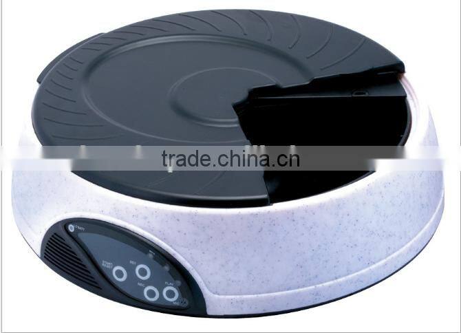 European/American Hot Trendancy Automatic Pet Feeders, 4 Meals Seperate Large Trays Automatic Pet Feeder For Wholesale