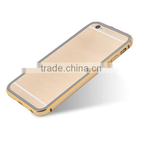 4.7-inch mobile phone bumper & transparent rear plate back cover for iPhone6