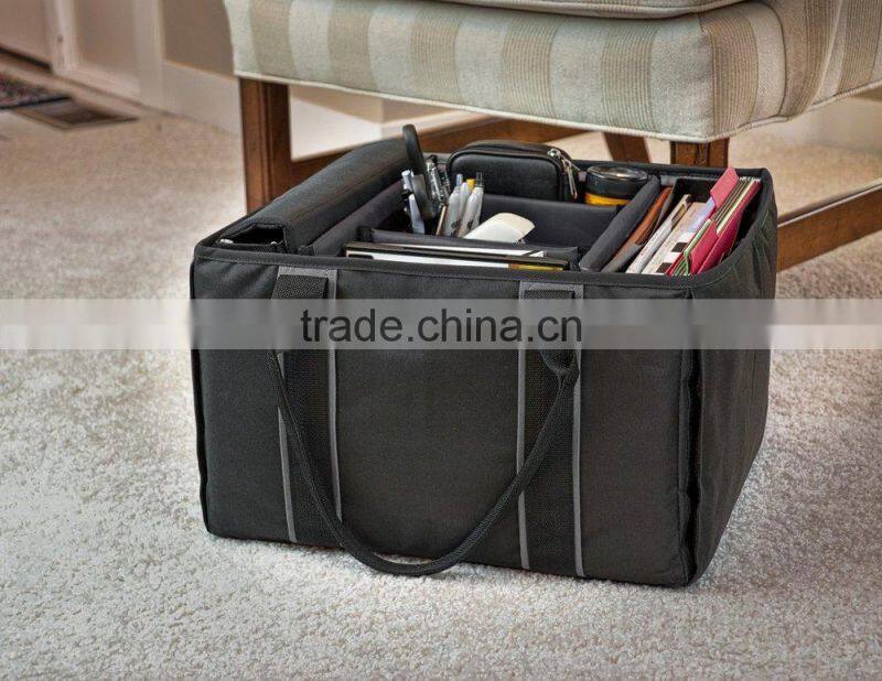 Black File Tote for car car trunk organizer box