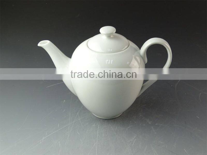 wholesale stock Chinese style Cheap ceramic pot,white tea pot restaurant teapot