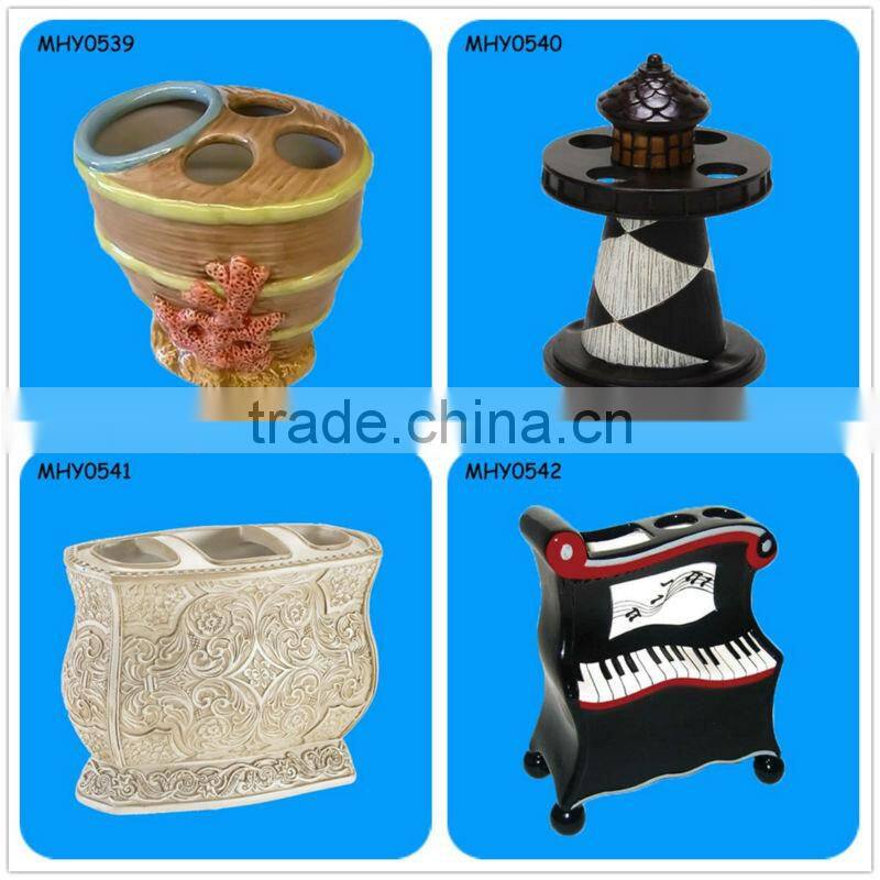 Wholesale coral ceramic Toothbrush Holder Bathroom