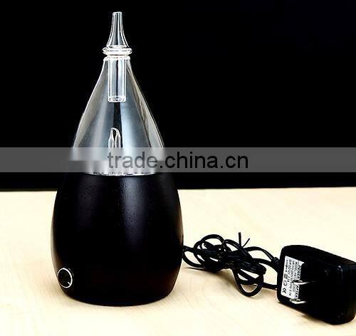 Elegant Wooden and Glass LED Aroma Diffuser Nebulization Essential Oil Diffuser