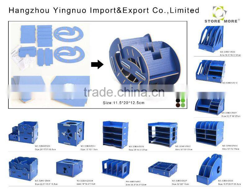 Cascading Desk Organizer, 9 Pockets, Letter Size