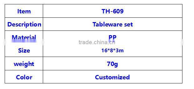 plastic tableware set TH-609