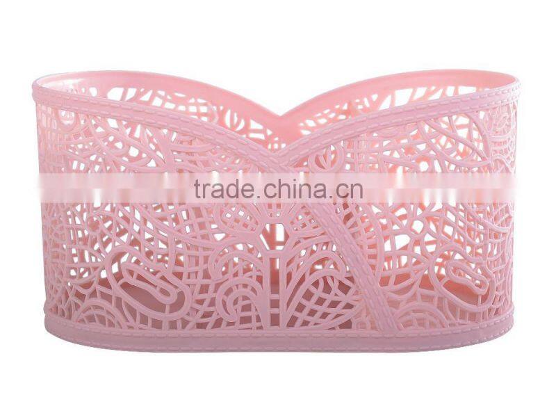 Mini Pen Holder, Mini Plastic Pen Holer with Dividers