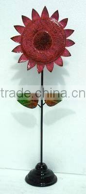 iron sun flower table stand for home decoration
