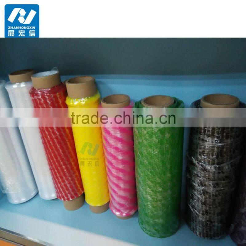 LLDPE plastic film scrap clear LLDPE film scrap in roll stretch