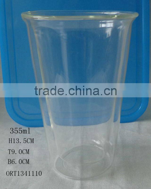 Borosilicate Double Wall Glass Juice Cup