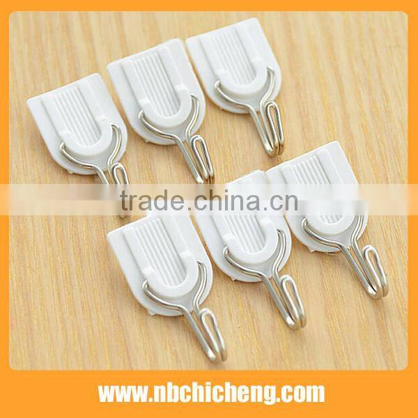 Self Adhesive Plastic Hooks/Plastic Wall Hook/Bathroom Hooks