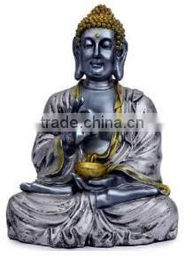 Thai Resting Buddha Polyresine Sculpture