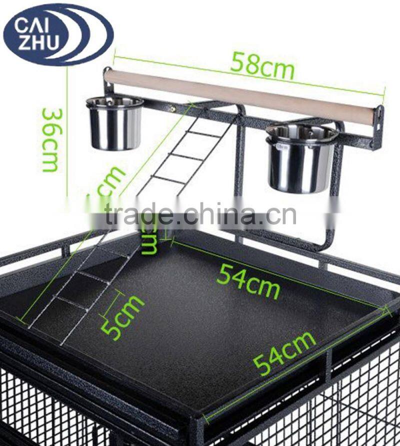 Parrot Pet Aviary Bird Cage 170cm Black Shopiverse Deal