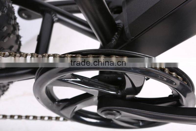 2017 New style 26 inch fat tire electric bike snow bike