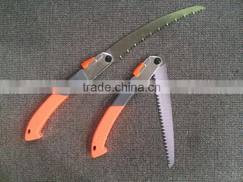 2016 new hot sale 10ich silky TPR handle sharp teeth power folding pocket hand saw